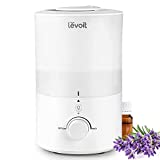 LEVOIT Top-Fill Luftbefeuchter 3L mit Nachtlicht, 360°Drehbare Düse, Spülmaschinenfest Humidifier, Leiser Raumluftbefeuchter, 25H BPA-Frei Aroma Diffuser für Schlafzimmer Kinderzimmer Pflanzen Baby