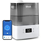 LEVOIT 6L Luftbefeuchter Top-Fill Humidifier Wlan 28dB mit APP & Alexa Steuerung, Auto & Schlafmodus, Ultra Leise 60H Ultraschall Raumluftbefeuchter mit Kinderzimmer Schlafzimmer bis 47m², Grau LEVOIT 6L Luftbefeuchter Top-Fill Humidifier Wlan 28dB mit APP & Alexa Steuerung, Auto & Schlafmodus, Ultra Leise 60H Ultraschall Raumluftbefeuchter mit Kinderzimmer Schlafzimmer bis 47m², Grau