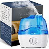 Luftbefeuchter, 2.2 L Humidifier mit 360°Drehbare Düse, Luftbefeuchter Schlafzimmer mit 28dB Leise, Auto Abschaltung, Leicht zu Reinigender Raumluftbefeuchter für Kinderzimmer/Büro/Yoga/Pflanze Luftbefeuchter, 2.2 L Humidifier mit 360°Drehbare Düse, Luftbefeuchter Schlafzimmer mit 28dB Leise, Auto Abschaltung, Leicht zu Reinigender Raumluftbefeuchter für Kinderzimmer/Büro/Yoga/Pflanze
