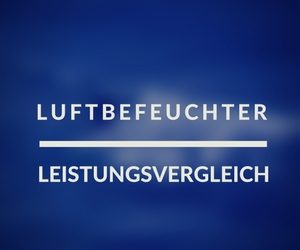 Luftbefeuchterleistungen