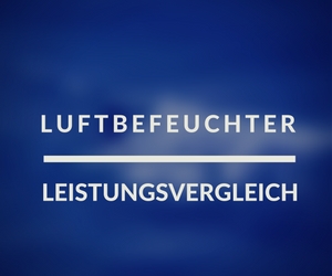 Luftbefeuchter Leistung