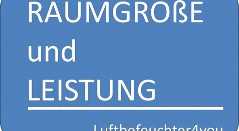 Leistung Luftbefeuchter