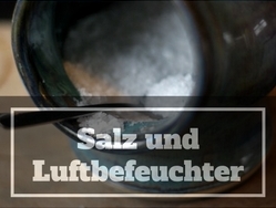 Salz und Luftbefeuchter